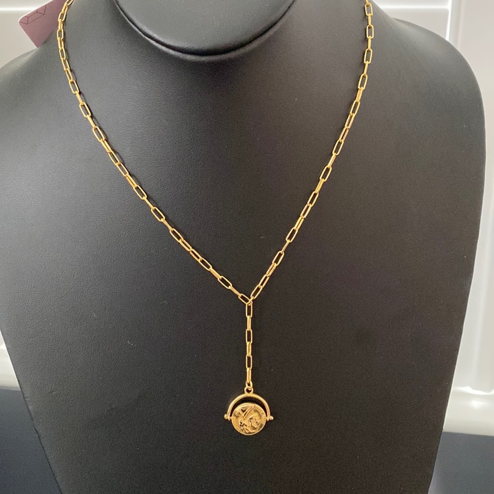 14K Gold Plated Sterling Silver coin Necklace
SPHERA MILANO